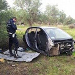 Auto rubate rinvenute nei pressi di via Malpighi ad Andria