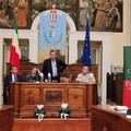 Carlo Calenda, leader di Azione, presenta ad Andria il suo ultimo libro