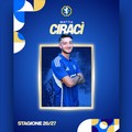 Mattia Ciracì è di nuovo biancazzurro. 