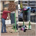 Svuota il contenitore delle pile dagli altri rifiuti per un corretto conferimento