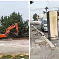 Ammodernamento dentro, rifiuti abbandonati fuori. Il paradosso di via Stazio