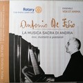 "Antonio De Fidio. La musica sacra di Andria ": il 20 giugno presentazione e concerto in Cattedrale