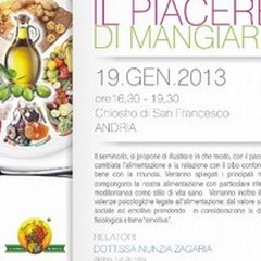 «Cibo, mente e salute: il benessere psicofisico; rendere sano il piacere di mangiare»