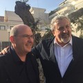Emiliano ad Andria con don Riccardo:  "Forte è lo Stato, forte è la comunità che non accetta questi atti intimidatori "