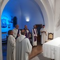 Mons. Mansi celebra alla chiesa delle Sacre Stimmate la Messa natalizia per il personale del  "Bonomo "