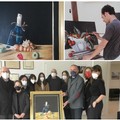 "Speranze all'orizzonte "il titolo dell'opera pittorica di Michele Ficarazzo donata alla Questura