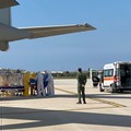 Coronavirus: trasportati in aereo in Puglia due pazienti dalla Lombardia