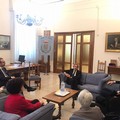Il nuovo Prefetto della Bat, Maurizio Valiante accolto a Palazzo di Città