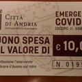 Buoni spesa, ad Andria la distribuzione non è ancora partita