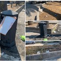Così qualcuno onora ad Andria i Santi patroni: degrado e sporcizia per piazza San Pio X
