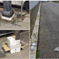Rifiuti e inciviltà ad Andria in centro come in periferia