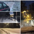 Neve sull'altopiano murgiano: fiocchi anche su Castel del Monte