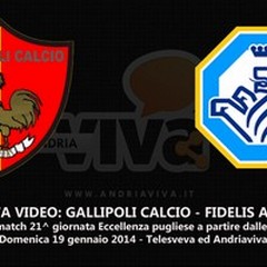 ESCLUSIVA: Diretta video del big match tra Gallipoli e Fidelis Andria