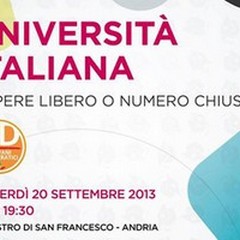 Giovani Democratici, "l'Università italiana: sapere libero o numero chiuso? "