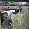 Enzo Iacchetti e Vittoria Belvedere a pranzo ad Andria ad "Antichi Sapori "