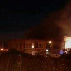 Incendio in un capannone industriale sulla provinciale "Andria-Trani "