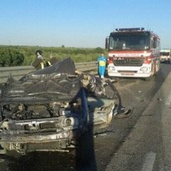 Grave incidente sulla SS 16 bis: due feriti in codice rosso al "Bonomo "
