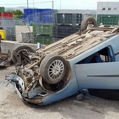 Incidente sulla SS93, tre coratini trasportati al  "Bonomo "