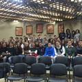 Gli studenti della Scuola "P.N. Vaccina " visitano il consiglio regionale