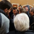 Commercianti ambulanti andriesi a Roma in piazza Montecitorio