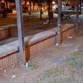 Sporcizia e degrado nel parco "Graziella Mansi "