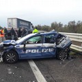Incidente sull'A/14: due agenti della Polstrada ricoverati al "L. Bonomo "