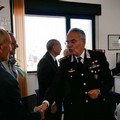 Il generale del corpo d'armata Andrea Rispoli in visita al comando dei carabinieri della Bat