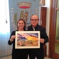 L'artista andriese Tonino Porro ricevuto in Comune dalla Sindaca Bruno