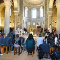 Chiesa San Luigi a Castel del Monte, incontro con Don Gigi Verdi della Comunità di Romena