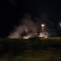 Incendio di sterpaglie lambisce supermercato su via Trani