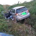 Donna di Andria ferita sulla sp231 a causa dell'auto finita fuori strada