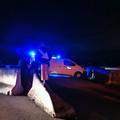 Incidente sull'Andria Canosa di Puglia: furgone sbanda e finisce contro la rotatoria di Montegrosso