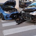 Grave incidente stradale con tre feriti in via Perugia angolo via Bari