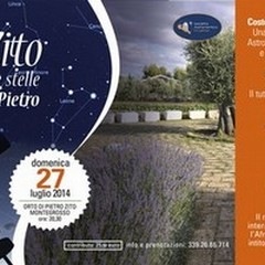“ZiTto ziTto a guardar le stelle nell’orto di Pietro”, un viaggio nel cosmo: rinviato