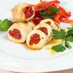 Involtini di tacchino ai peperoni