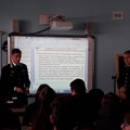 Gli studenti della scuola media "Manzoni " a lezione sulla legalità con i Carabinieri di Andria
