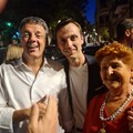 Gianluca Leone in ingresso in Consiglio comunale con la lista Bruno sindaco
