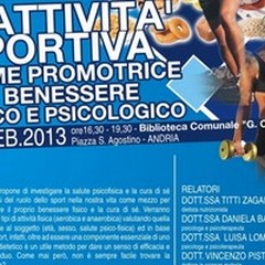 «Corretta nutrizione e sport»: un seminario per spiegare il binomio