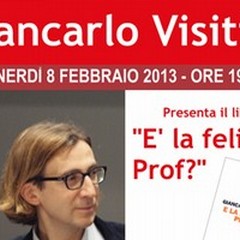 Giancarlo Visitilli ad Andria l'8 febbraio