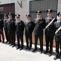Il Generale dei Carabinieri Del Monaco in visita alle Caserme di Minervino e Spinazzola