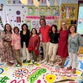 Festa di fine anno alla scuola  "Saccotelli " di via Firenze, trasformata in un vero e proprio museo