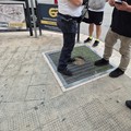 Anziana cade in una buca sul marciapiede mentre passeggia con il suo nipotino