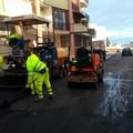 Sistemazione stradale in via Morgigni, per eliminare infiltrazioni piani cantinati