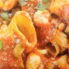 Paccheri con melanzane