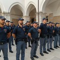 Primo giorno di lavoro dei neo agenti di P.S. in servizio alla Bat