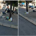 Piazzetta di via Annunziata ancora invasa dai rifiuti