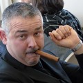 Sabino Matera sul set della sitcom pugliese "Il commissario Spiedone "