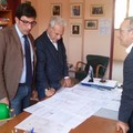 Lavori in corso presso il liceo Troya, sopralluogo di Corrado
