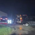 Caos in tangenziale: a causa delle buche auto in panne con i pneumatici squarciati