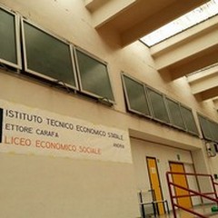 Bando di lavori da 590mila euro per l'Istituto Tecnico "Carafa "